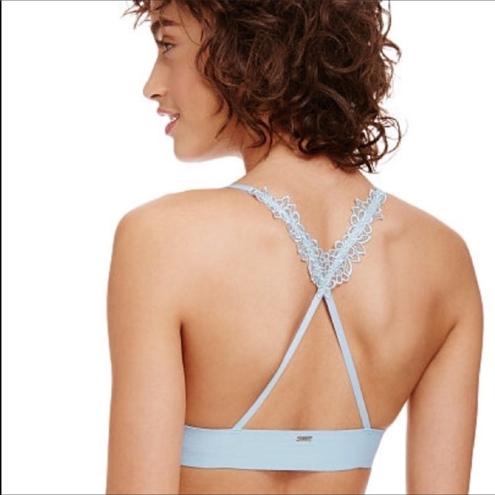 Victoria’s Secret Blue Daisy Triangle Bralette